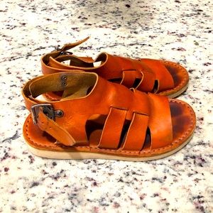 Fracap Italian leather gladiator sandals
